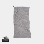 Serviette de sport légère en microfibre de 70x140cm Sport Large couleur gris