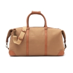 Sac de voyage en polyester recyclé pour le week-end EcoStylish couleur marron clair