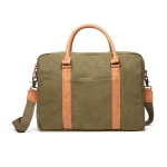 Sacoche pour PC 16'' rembourrée, recyclée et élégante EcoJourney couleur vert