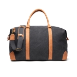 Sac en toile recyclée de qualité pour le week-end EcoJourney couleur noir