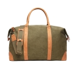 Sac en toile recyclée de qualité pour le week-end EcoJourney couleur vert