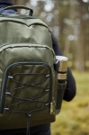 Sac à dos isotherme en polyester avec divers compartiments FrostHike couleur vert