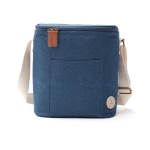 Petit sac réfrigérant avec sangle au style moderne Jasper couleur bleu