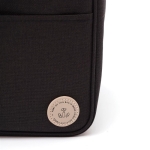 Panier isotherme recyclé spacieux et élégant avec sangle Jasper couleur noir quatrième vue