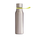 Gourde inox publicitaire avec une anse sur le couvercle 750 ml Travail couleur vert lime