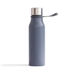 Gourde isotherme en inox avec poignée thermique 450 ml Sporty Strap couleur gris