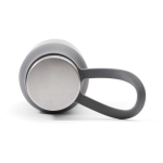 Gourde isotherme en inox avec poignée thermique 450 ml Sporty Strap couleur gris troisième vue