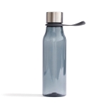 Bouteille en tritan sportive avec attache 600 ml Sporty Strap couleur gris