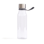 Bouteille en tritan sportive avec attache 600 ml Sporty Strap couleur transparent