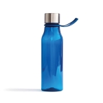 Bouteille en tritan sportive avec attache 600 ml Sporty Strap couleur bleu marine