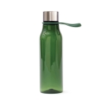 Bouteille en tritan sportive avec attache 600 ml Sporty Strap couleur vert foncé