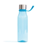 Bouteille en tritan sportive avec attache 600 ml Sporty Strap couleur bleu ciel