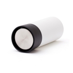 Tasse thermos en acier avec ouverture à une seule main 300ml OnePress couleur blanc deuxième vue
