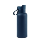 Gourde isotherme avec poignée et ouverture à bouton 500 ml OnePress couleur bleu