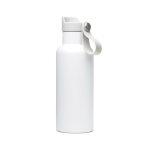 Gourde isotherme avec poignée et ouverture à bouton 500 ml OnePress couleur blanc