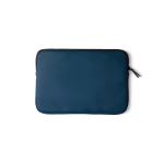 Housse pour ordinateur portable en PU hydrofuge 14” Contempo couleur bleu