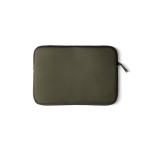 Housse pour ordinateur portable en PU hydrofuge 14” Contempo couleur vert foncé