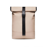 Sac à dos pour vélo ou fourre-tout en cuir végan Contempo couleur beige