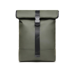 Sac à dos pour vélo ou fourre-tout en cuir végan Contempo couleur vert foncé