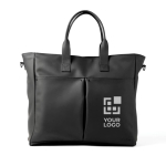 Sac de qualité avec poignées et sangle pour PC Híbrida Contempo couleur noir avec zone d'impression