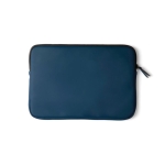 Housse pour ordinateur portable en nubuck imperméable 15” Contempo couleur bleu
