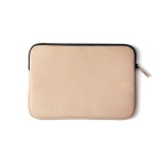 Housse pour ordinateur portable en nubuck imperméable 15” Contempo couleur beige