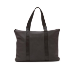 Sac léger en cuir synthétique avec fermeture éclair Contempo couleur noir
