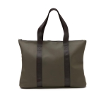 Sac léger en cuir synthétique avec fermeture éclair Contempo couleur vert foncé