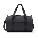 Sac de sport ou de voyage en cuir synthétique avec sangle Contempo couleur noir