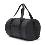 Sac de sport ou de voyage en cuir synthétique avec sangle Contempo couleur noir troisième vue