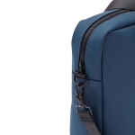 Porte-documents avec logo pour PC à sangle et poignée trolley Contempo couleur bleu quatrième vue