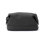 Trousse de toilette de qualité à design minimaliste déperlant Contempo couleur noir