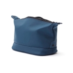 Trousse de toilette de qualité à design minimaliste déperlant Contempo couleur bleu troisième vue