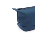 Trousse de toilette de qualité à design minimaliste déperlant Contempo couleur bleu quatrième vue