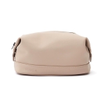 Trousse de toilette de qualité à design minimaliste déperlant Contempo couleur beige