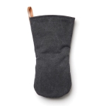 Gant de cuisine en coton pour gauchers / droitiers Extra Padded Cotton couleur noir