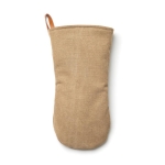 Gant de cuisine en coton pour gauchers / droitiers Extra Padded Cotton couleur marron clair