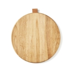 Planche à découper de forme ronde en bois de chêne Oakwood couleur bois