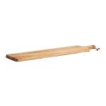 Grande planche à découper personnalisée publicitaire TeakWood couleur bois deuxième vue