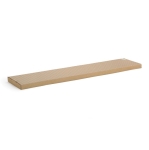 Grande planche à découper personnalisée publicitaire TeakWood couleur bois vue avec boîte