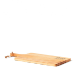 Planche de service rectangulaire avec poignée TeakWood couleur bois avec zone d'impression