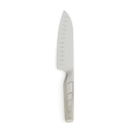 Couteau de style japonais en acier promotionnel Hattasan Santoku couleur argenté deuxième vue