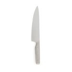 Couteau de cuisine en acier japonais à lame large et incurvée Hattasan couleur argenté deuxième vue