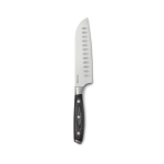 Couteau en acier inoxydable de haute qualité avec logo Kaiser Santoku couleur argenté