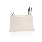 Trousse classique en toile recyclée 285g/m² pas cher EcoTrace Raw couleur blanc cassé
