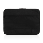 Housse pour PC personnalisée en polyester recyclé 15,6'' EcoTrace couleur noir
