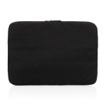 Housse pour PC portable en polyester recyclé 15,6'' couleur noir deuxième vue