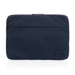 Housse pour PC personnalisée en polyester recyclé 15,6'' EcoTrace couleur bleu marine