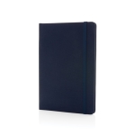 Carnet recyclé avec élastique A5 pages lignées GreenNotes couleur bleu marine