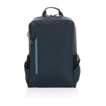 Sac à dos polyvalent à USB, RFID et poche pour PC 15,6'' EcoLifestyle couleur bleu marine deuxième vue